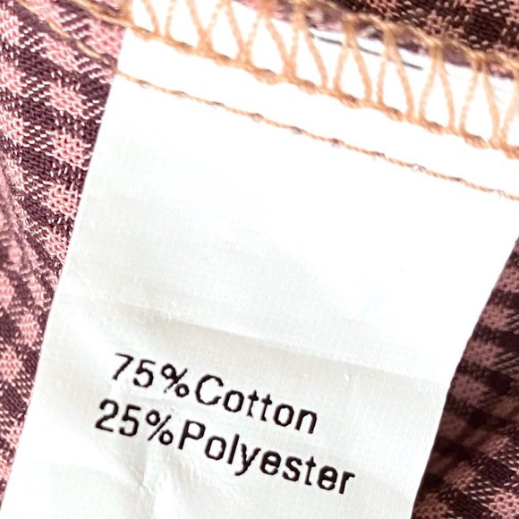 Gingham Checked Mini-Dress Ruffled Collar ALLEGRA K Grunge Twee Petite XS to S - Picture 5 of 9